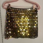 Line and Dot Mina mini skirt in gold Photo 4