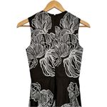 Dress the Population size XS Black Cream Floral Embroidered Dress Sleeveless Photo 3