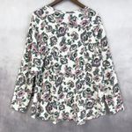 Lane Bryant  Thermal Waffle Top Plus Size 26/28 Floral Cottage Outdoor Feminine Photo 4