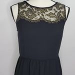 Loft Ann Taylor ‎ GOLD LACE DRESS Photo 2