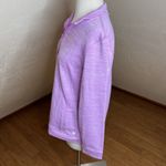 Talbots  Full Zip Jacket Size Large Petite Pink Spaced Dyed UPF 50 Active Wear Photo 8