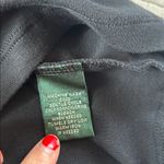 Ralph Lauren  Vtg cotton black cottage crochet knit appliqué T-shirt XL Photo 3