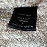 Forever 21 Beige Cropped Sherpa Fleece Pullover Small Photo 3