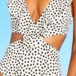 Shade & Shore  Animal Print Ruffle Monokini One Piece Swimsuit Photo 0