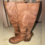 Corral Boots Brown Tan Leather Riding Boots Western Size 8 Photo 9