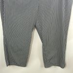 Lane Bryant  The Allie Pants Capri Gray/White Stripes size 20 Photo 2