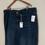 Good American  Good Waist Palazzo High Rise Wide Leg 33.5” inseam NEW 22 Plus Photo 3