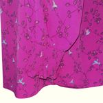 Ava & Viv  Boho Bird Print Peasant Blouse Photo 3