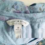 Lucky Brand  Pastel Blue Purple Lavender Floral Tank Top Size M Photo 5