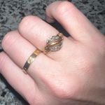 Vintage European Russian 18k (750) Yellow Gold Natural Diamond Ring Photo 8
