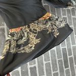 Free People  Bohemian Floral V-Neck Women's Top - Gray and Yellow Women’s Medium Photo 3