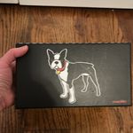 Marc Tetro Boston Terrier Zip Around Wallet New with Tags Black Photo 2