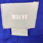 Anthropologie Maeve  Averie Jacquard Dress Blue 2 Embroidered Aztec Sleeveless Photo 12