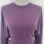 Athleta Yoga Tie Back Sweatshirt Agate Purple Size Medium Photo 2