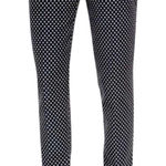 Kate Spade  Black Cotton Blend Cropped Pants with Ivory Polka Dots Photo 0