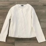 The Range  white ribbed long sleeve sweater Photo 1