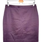 Banana Republic Pencil Skirt Laser Cut vineyard purple size 8 Photo 0