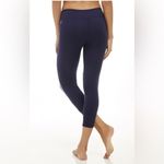 Fabletics Sydney Capri Athletic Leggings Athleisure Navy Purple Size Small Gym Photo 2