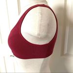 Burgundy ribbed bralette Photo 3