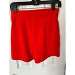 H&M red/orange pants size small high waisted with buttons shorts NWT Photo 3