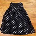 Ralph Lauren Lauren  pleated polka dot silk skirt 16 Photo 3