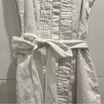 Banana Republic NWOT White  Cotton Sleeveless Shirt Dress Size 6 Photo 5