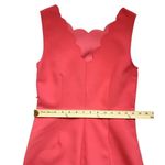 J.Crew Factory Womens Scalloped Shift Dress Sleeveless Size 4 Coral Photo 3