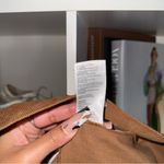 Urban Outfitters  Corduroy A Line Mini Skirt Brown Tan Womens Large New Photo 6