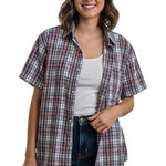 Woolrich  Plaid Short Sleeve Button Shirt Size Medium Photo 0