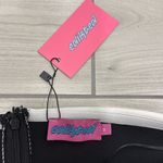 Edikted NWT  Priyah Contrast Fold Over black and white Dress size medium   Feels Photo 2