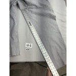 Womans Executive Cropped Pants 50 Reg Waist 45 Blue White Pin Stripe Size undefined Photo 6