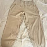 Athleta Stretch Jogger Sz L Tan Photo 0