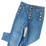 J Brand NWT Natasha in Lovesick Sky High Crop Skinny Buttonfly Stretch Jeans 31 Photo 1
