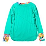 Title Nine  Womens Small Green Sunbuster‎ Pullover Shirt Long Sleeve Pullover UPF Photo 6