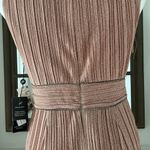 Adrianna Papell  Metallic Pleated Long Gown in Rose, Size 8 NEW w/Tag $229 Photo 11