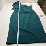 Dress the Population Dress the‎ Population Tiffany Dress One Shoulder Midi Pine Green Size XL NEW Photo 12