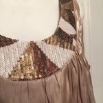 Ashley Stewart Sz 16 Shimmer Sequin Tank Toast Photo 2