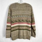 Susan Bristol  Medium Sweater Wool‎ Angora Hand Embroidered Floral Cardigan 916 Photo 1