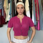 Aeropostale Cropped Knit Cardigan (XL, fits S/M) Photo 1