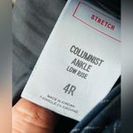 EXPRESS  STRETCH COLUMNIST ANKLE LOW RISE 4R dress crop pants Photo 4