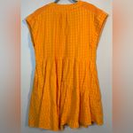 Anthropologie Maeve-  Vibrant Orange V-Neck Tunic Small Photo 6