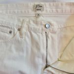 J.Crew Women’s White Denim Frayed Hem Mini Jean Skirt Size 28 | 6 EUC! Photo 3