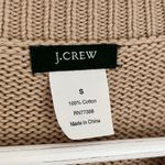 J.Crew Women’s Button Front Studded Pocket Cardigan Sweater Tan Size Small Photo 4