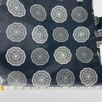 Sachi Shop Pack & Go Black and Grey / Gray Medallion Mandala Nylon Tote Photo 8