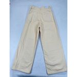 GoldSign Women's butter yellow Wide Leg Jeans Size 27 High Waist Denim Casual Tan Photo 11