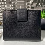 Gucci Authentic  Black Textured Leather Wallet Photo 1