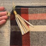 Large Plaid Wristlet Brown Photo 4