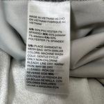 White House | Black Market WHBM Women’s Silver Velvet Shirt Blouse Size Small Photo 7