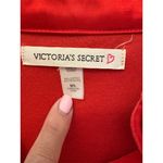 Victoria's Secret Women's Red Velvet Long Sleeve Shirt Dress Size M/L Photo 2