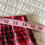 Victoria's Secret Victoria’s Secret cotton blend red black plaid PJ lounge pull on pants med​ Photo 5